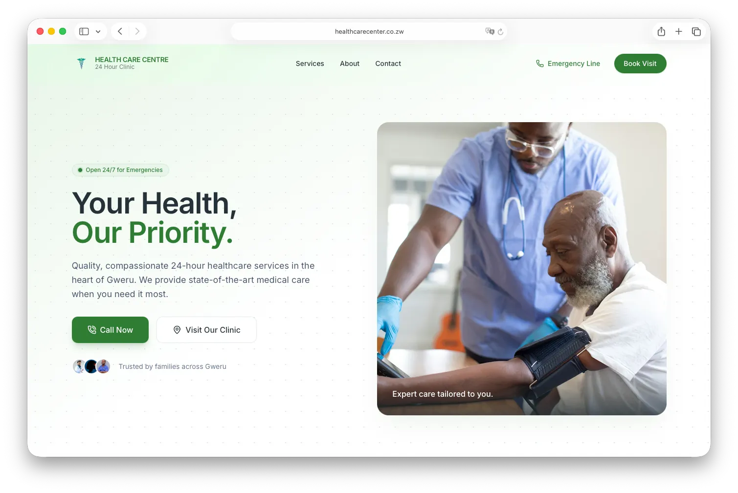 Health Care Center Gweru: Home