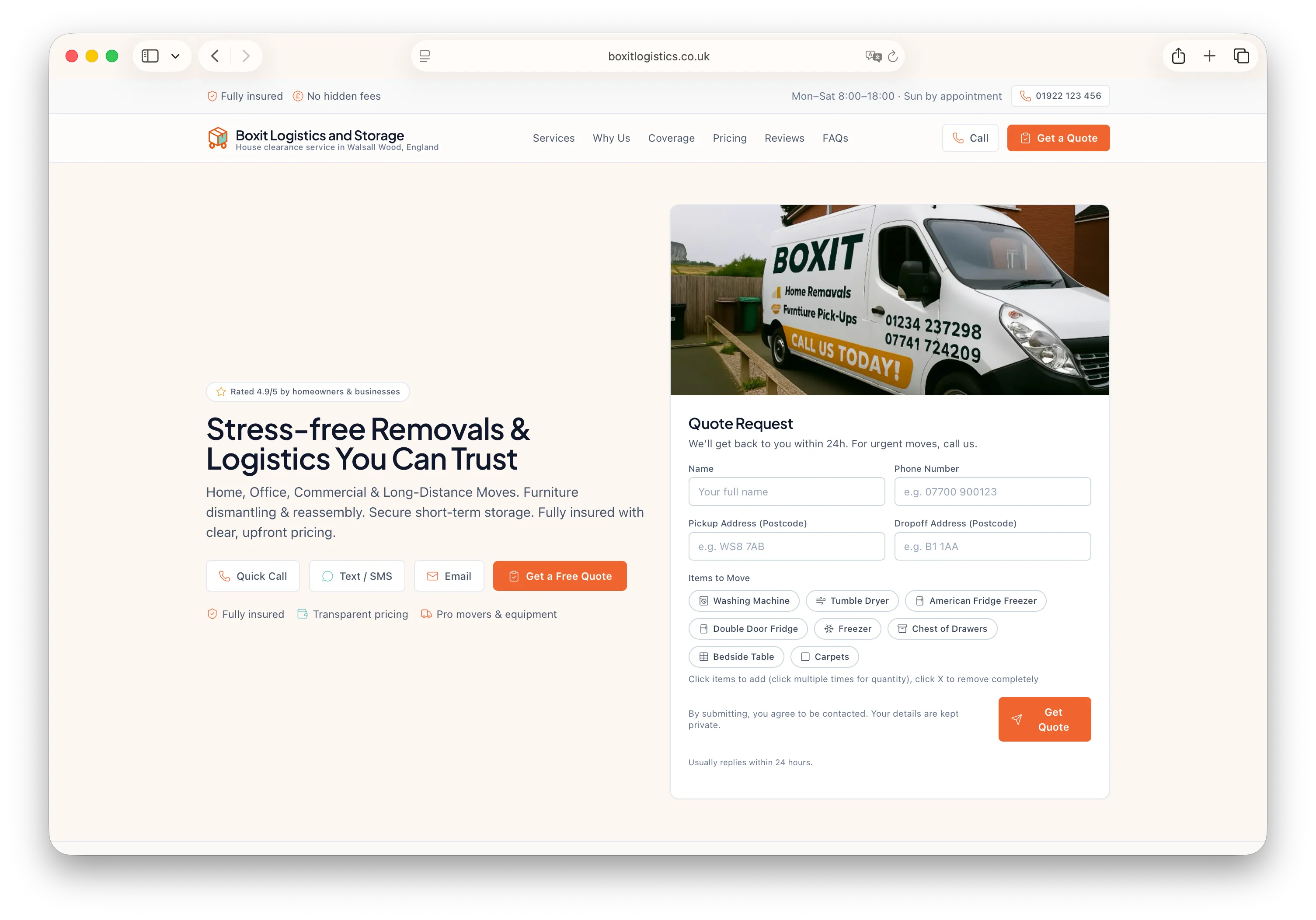 Boxit Logistics: Home