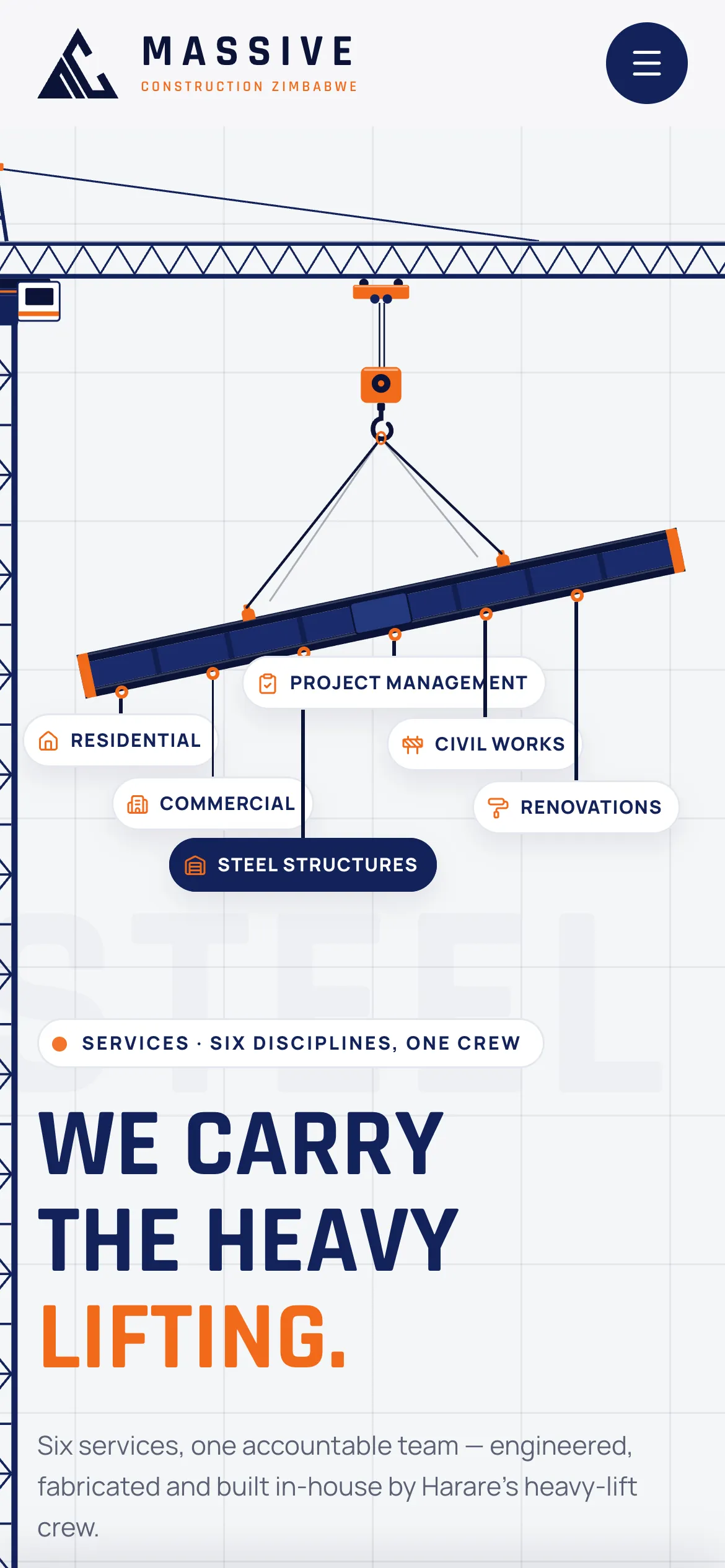 Massive Construction: Services mobile